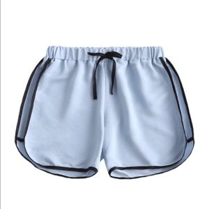 New/unworn Blue casual tie shorts